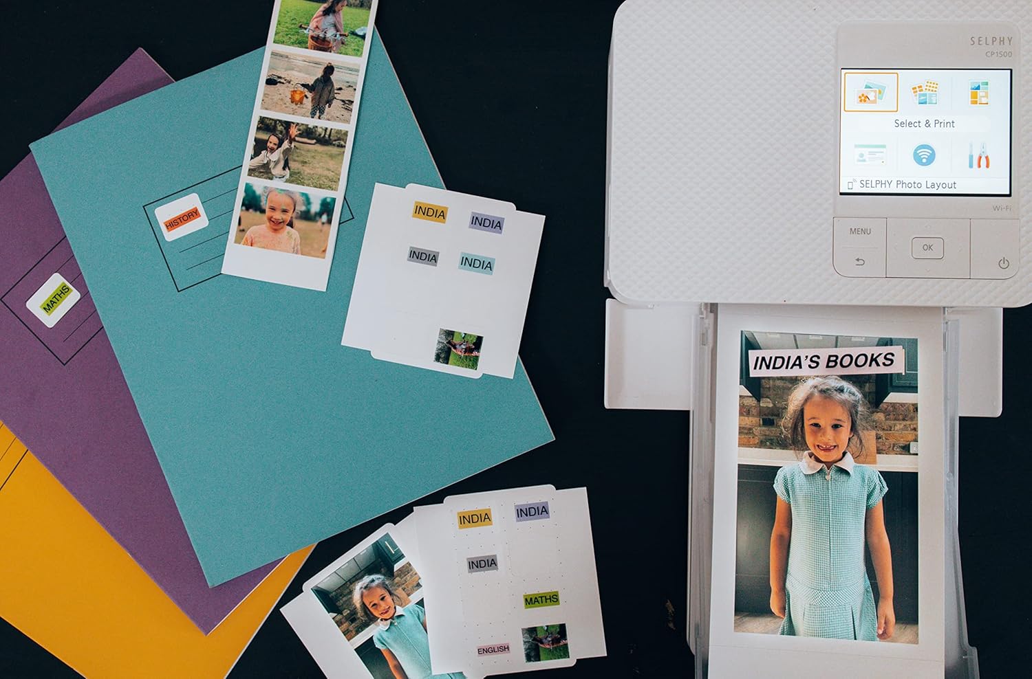 Canon 5540C003 Drukarka, Biały, 182,2 x 57,6 x 133 mm | Łatwa konfiguracja za pomocą aplikacji SELPHY Photo Layout; drukowanie ze smartfona przez Wi-Fi, kartę SD lub USB - obrazek 3
