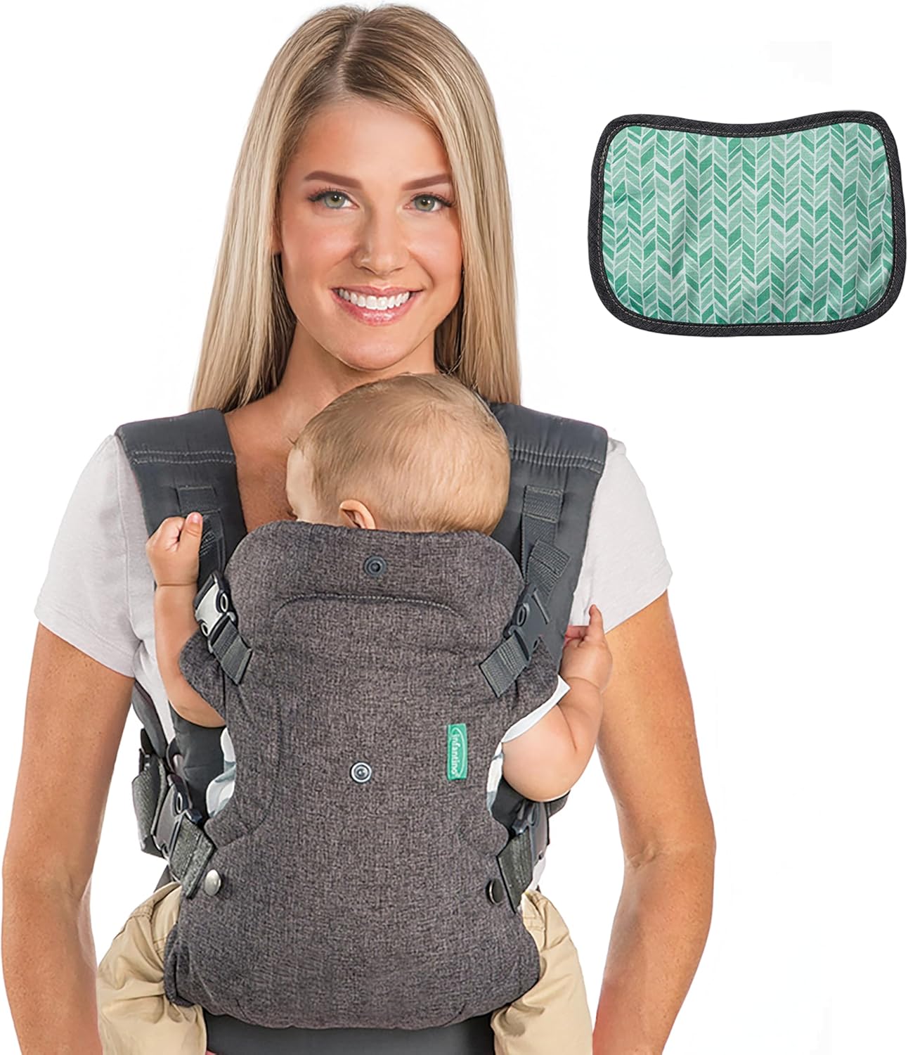 Infantino Flip Advanced 4-in-1 Carrier with Bib - obrazek 2