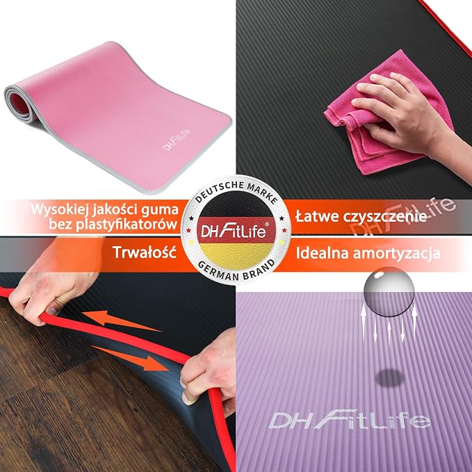 DH FitLife Mata treningowa mata do fitnessu - obrazek 5