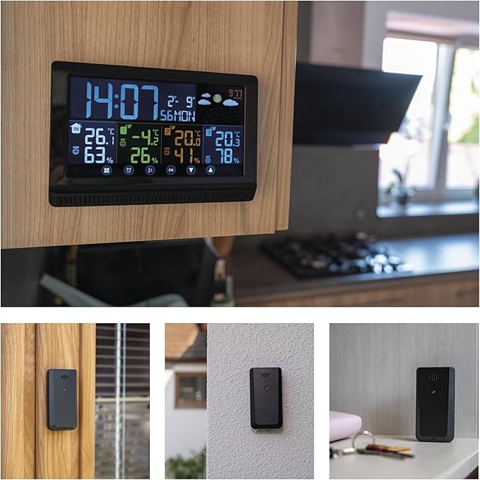 EMOS Radiowa stacja pogodowa z 3 czujnikami zewnętrznymi i portem - obrazek 5