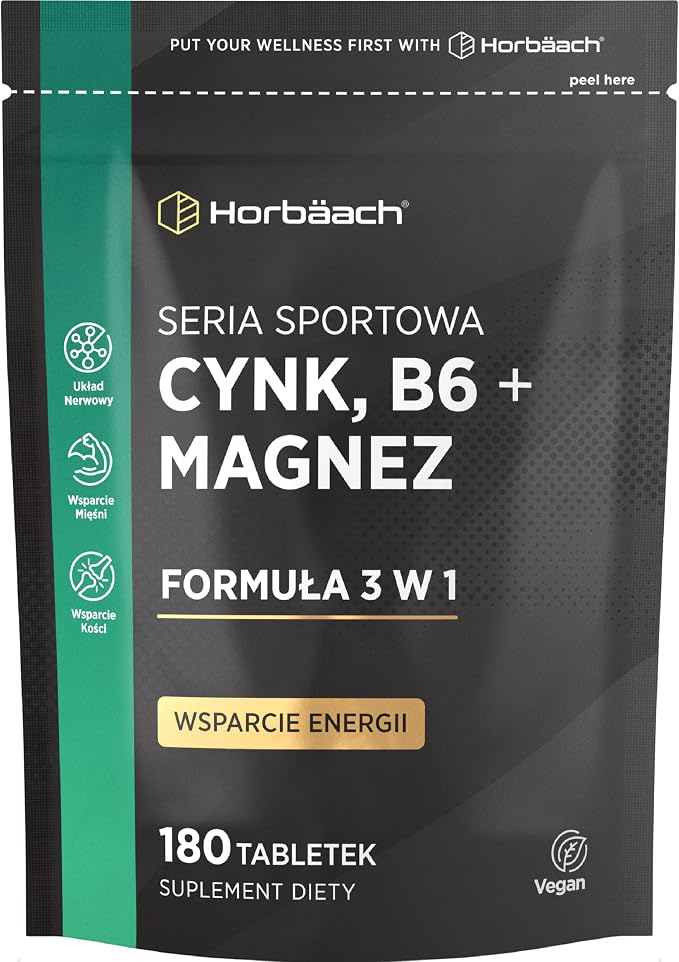 Cynk Magnez i Witamina B6 Tabletki