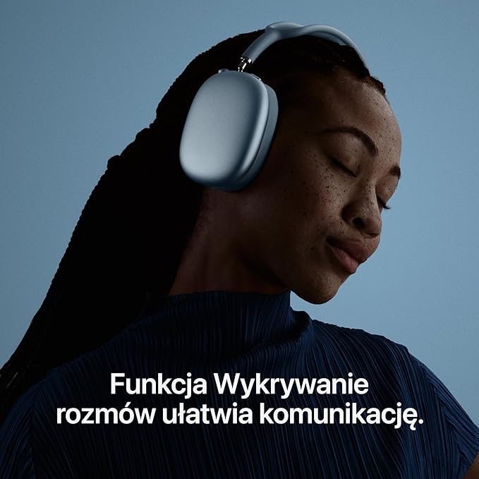 Apple AirPods Max 2 Bezprzewodowe słuchawki douszne z aktywną redukcją hałasu, dźwiękiem adaptacyjnym i spersonalizowanym dźwiękiem przestrzennym, słuchawki Bluetooth do iPhone’a – księżycowa poświata - obrazek 6