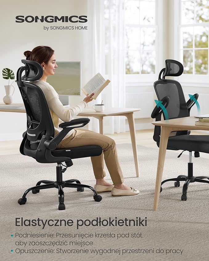 SONGMICS ergonomiczne krzesło biurowe - obrazek 5