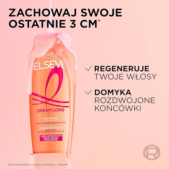 L'Oreal Paris_Hair Care Elseve Dream Long Szampon Odbudowujący - obrazek 3