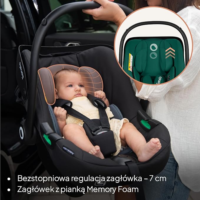 LIONELO ASTRID i-Size Dziecięcy Fotelik Samochodowy 40-87 cm - obrazek 7