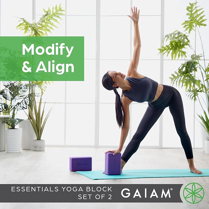 Gaiam Essentials blok do jogi wspierająca pianka EVA - obrazek 2