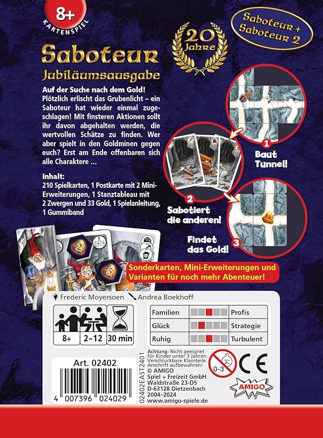 AMIGO 02402 Saboteur gra planszowa - obrazek 4