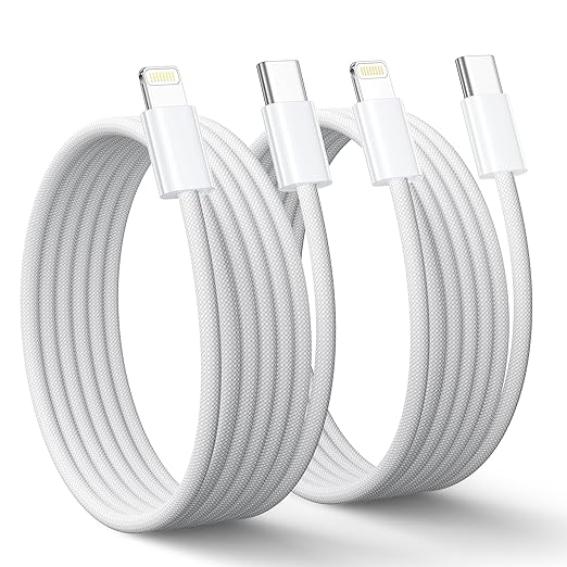 Kabel USB C do Lightning 2M 2szt certyfikat MFi Kabel iPhone USBC ładowanie | PD szybkie ładowarka iPhone Kabel USB C Lightning do iPhone 14 13 12 11 Pro Max/Mini/14 13 12 11 XR XS X 8 Plus