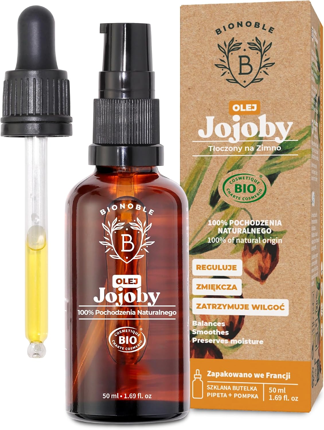 BIONOBLE Olej Jojoba Bio Skóra - obrazek 2