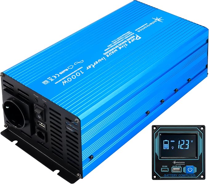 SOLARTRONICS TS1000 przetwornica napięcia 12 V 230 V czysty