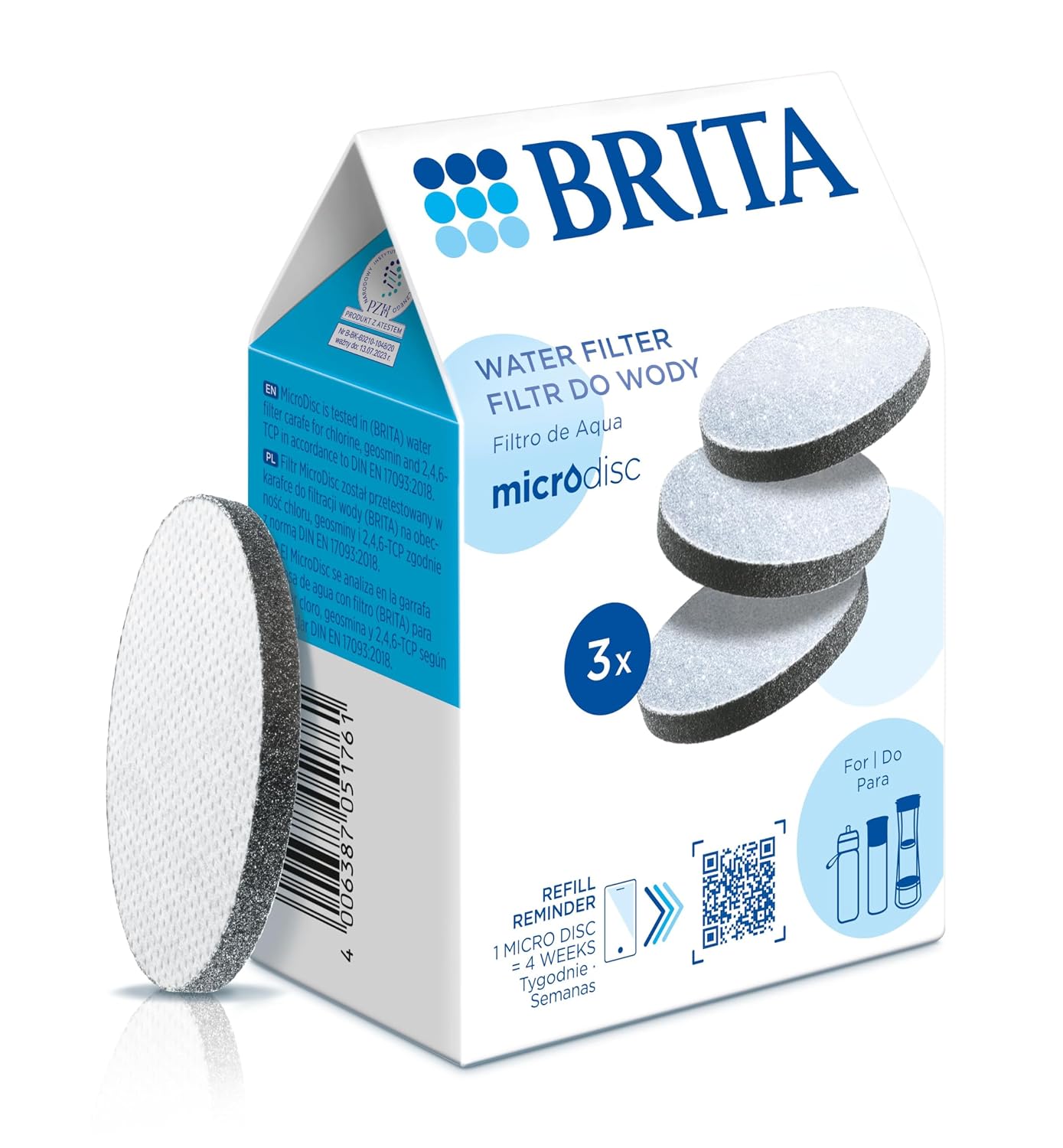 BRITA MicroDisc wymienne filtry do wody do butelek i karafek - obrazek 4