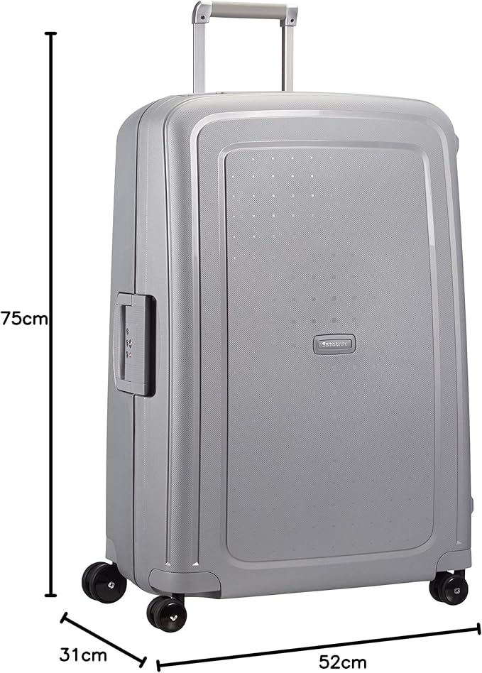 Samsonite S'Cure - Spinner L, Walizka, L 75 cm), 102 l, Srebrny (Silver) - obrazek 3