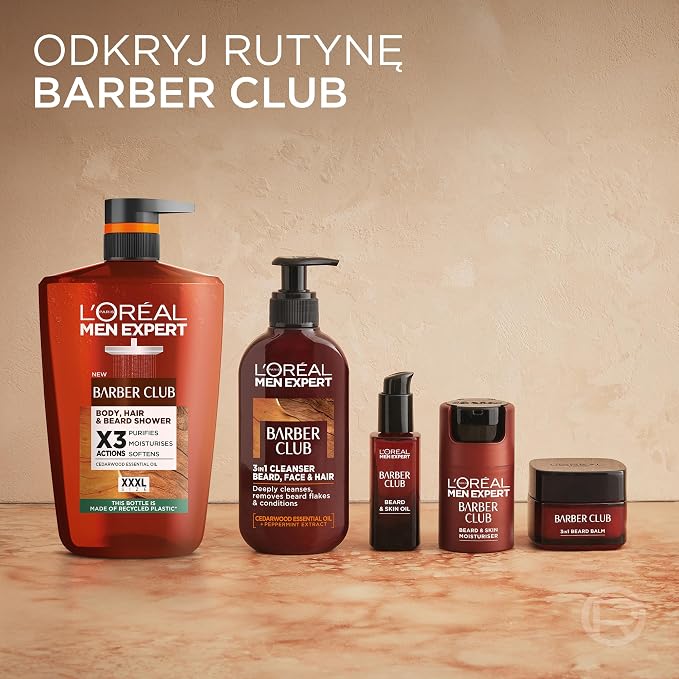 L'Oréal Paris Men Expert Barber Club 5w1 żel pod prysznic - obrazek 5