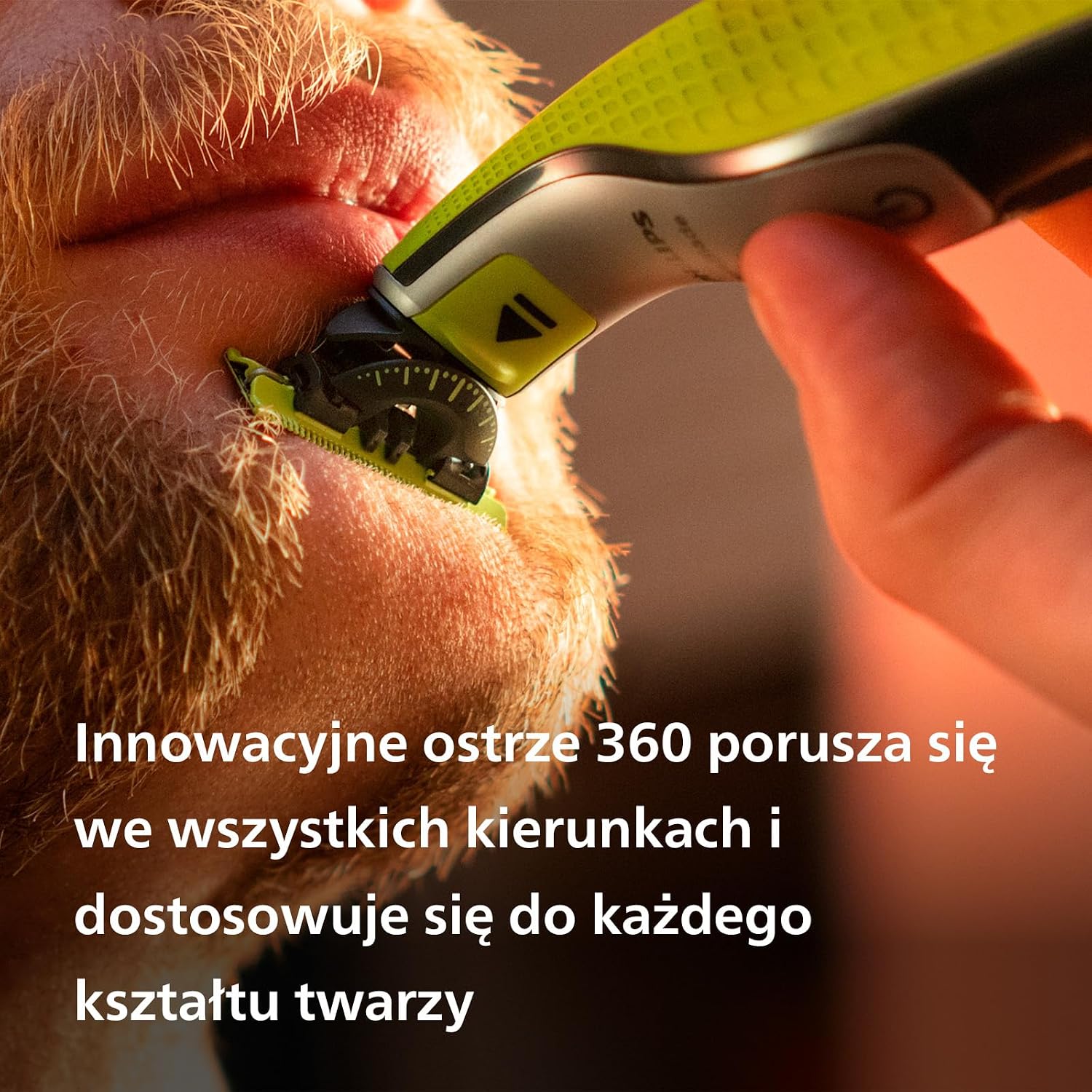 Autentyczny Golarka hybrydowa Philips OneBlade 360 Face - obrazek 4