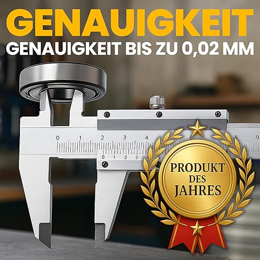 Retoo Suwmiarka analogowa stalowa 150 mm ze śrubą blokującą - obrazek 2
