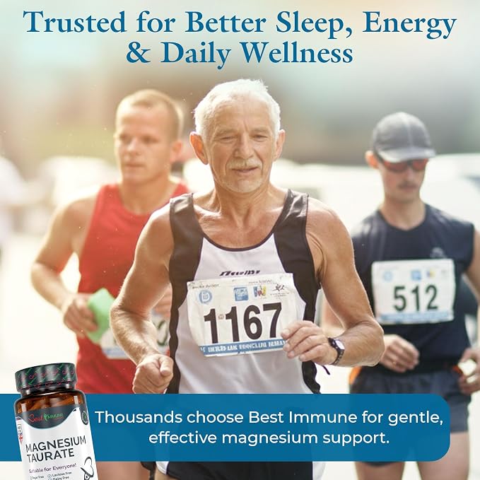 Naturalny Taurynian Magnezu 500mg 100 Wegańskich Kapsułek - obrazek 7