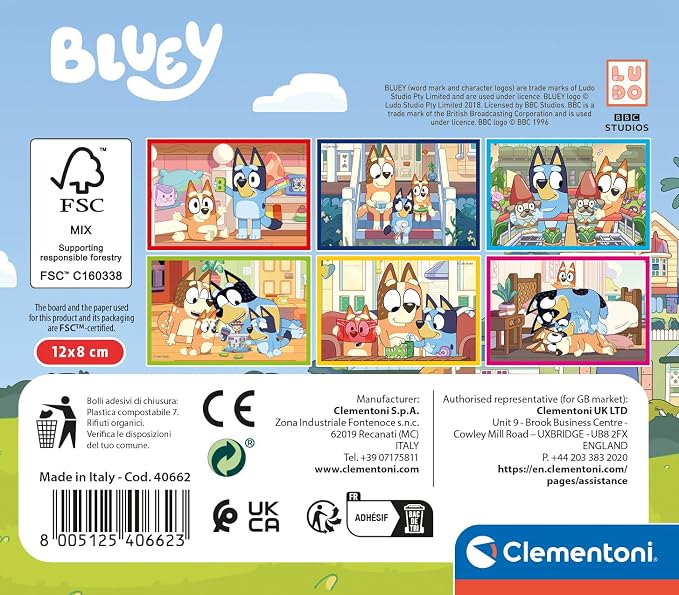 Clementoni Bluey Puzzle dla dzieci - obrazek 3