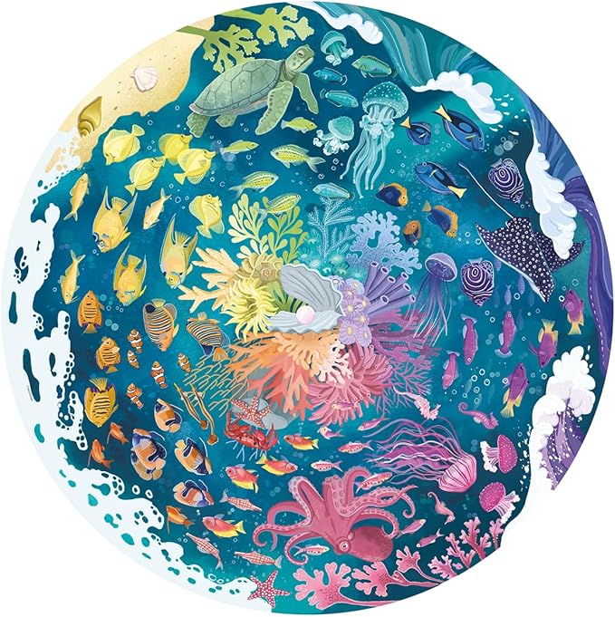 Puzzle 2D: Paleta kolorów. Ocean 500 elementów