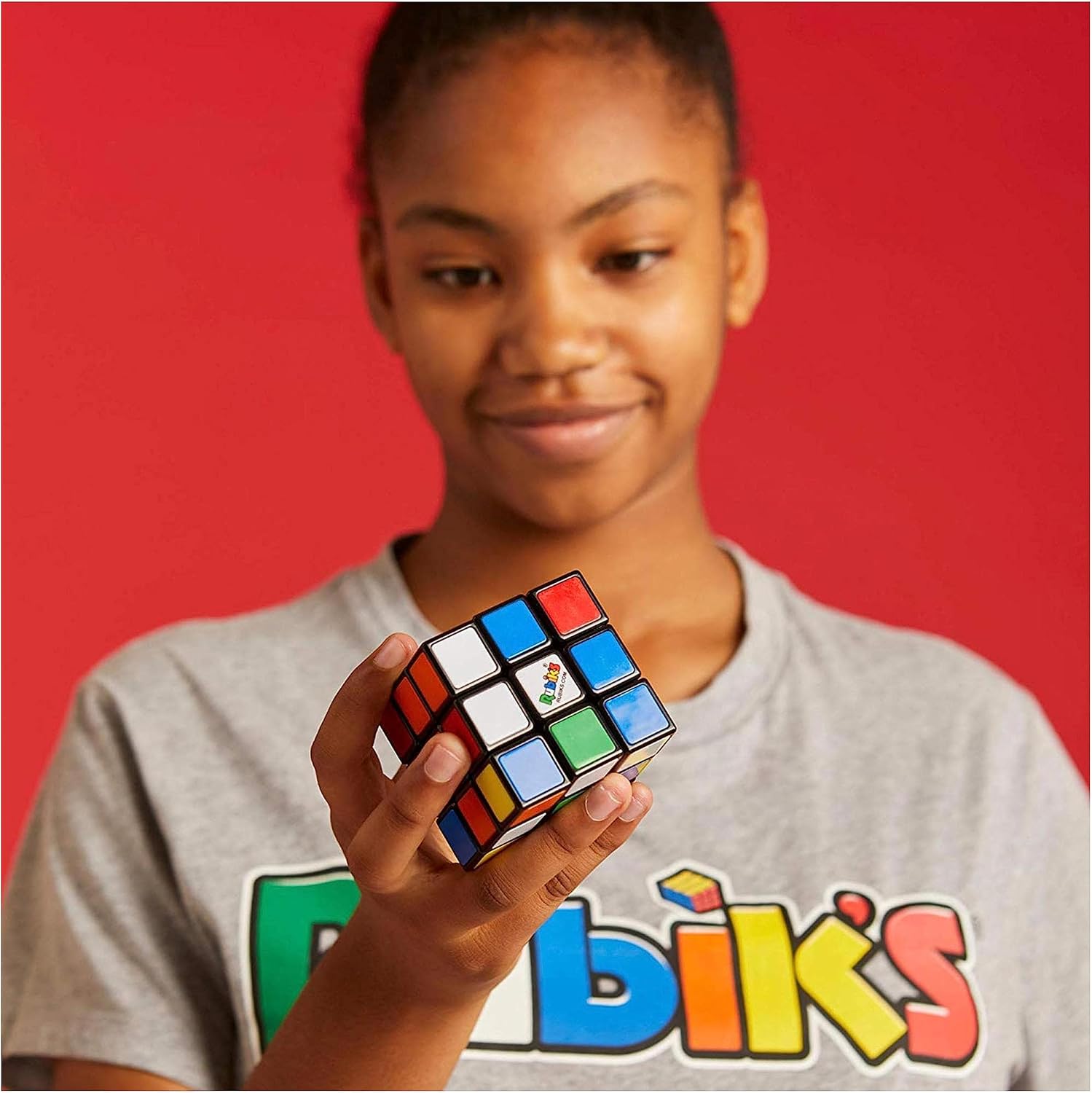 RUBIK'S CUBE 3X3 Kolorowa gra puzzli Rubik's 3X3 - obrazek 3