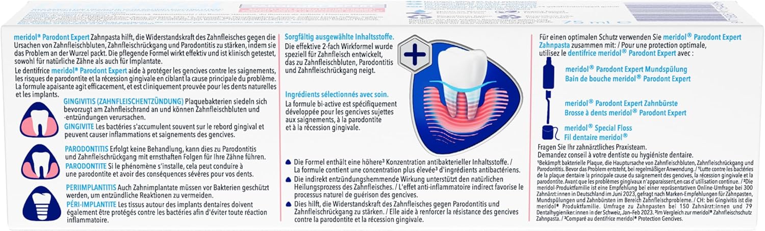Meridol Parodont-Expert Zahnpasta bei Parodontitis und - obrazek 4