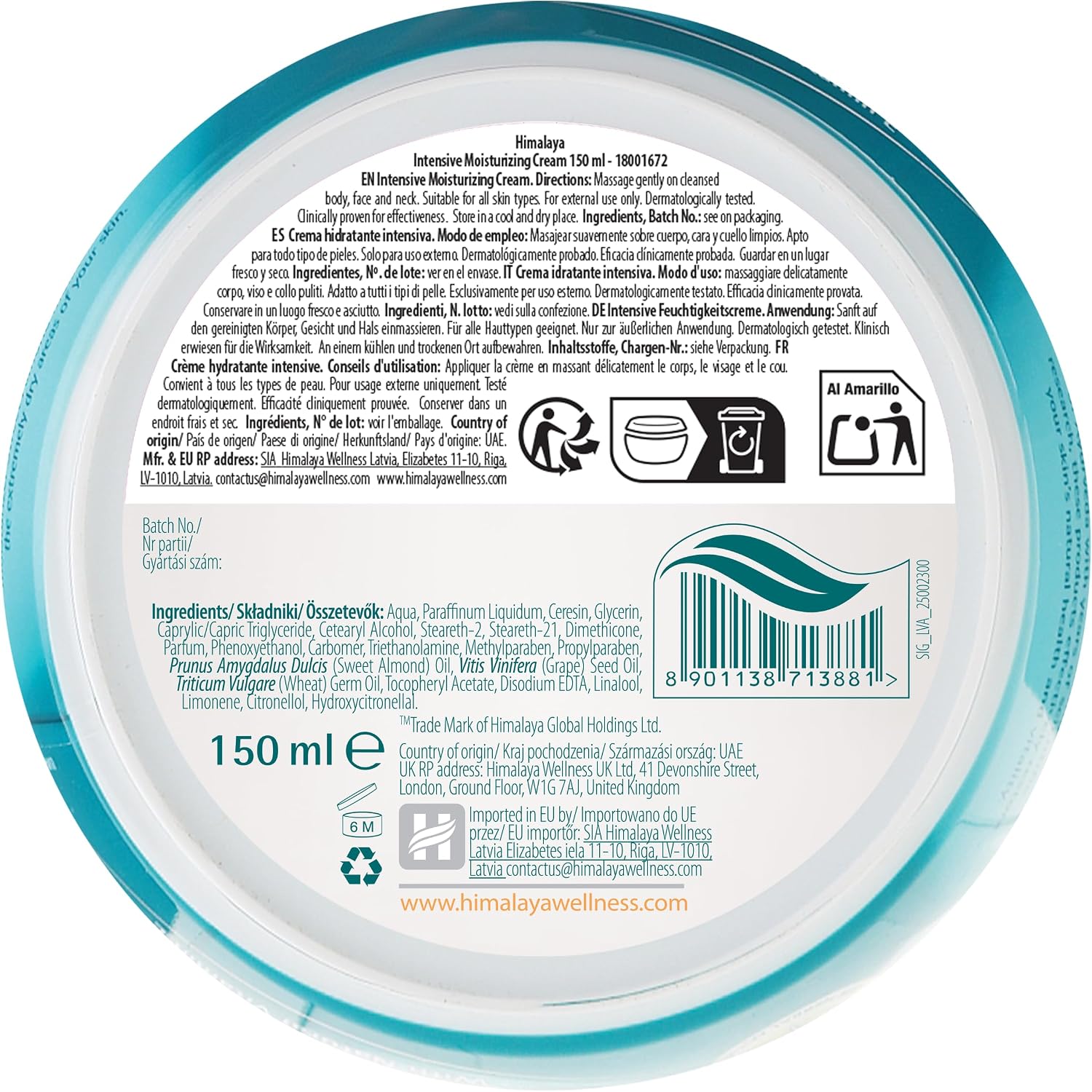 Himalaya Intensywny Nawilżające Krem z Naturalny Witamina E 50 ml - obrazek 3