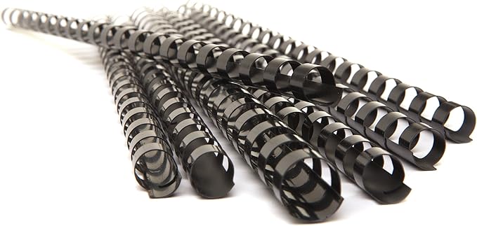 Pavo Premium plastikowe grzbiety do bindowania 16 mm A4 czarne