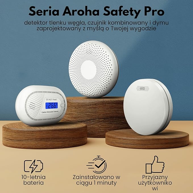 Aroha Safety Pro Czujnik CO Samodzielny - obrazek 7