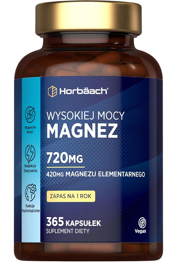 Wysoka Zawartość 420 mg Magnezu Elementarnego