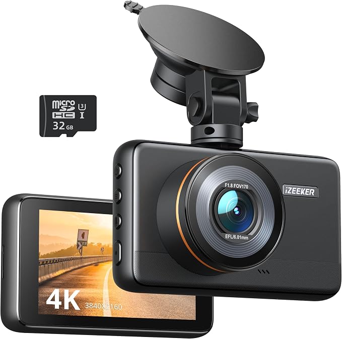 iZEEKER 4K Kamera samochodowa z przodu
