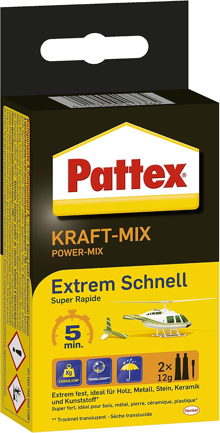 Pattex Kraft-Mix Klej Szybkoschnący 2-Komponentowy - obrazek 2