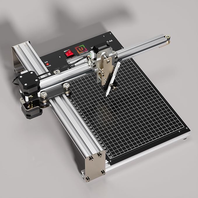 UUNATEK oryginalny ploter iDraw 2.0 T-Structure XY, maszyna do rysowania, robot do pisania ręcznego z płytą piwniczną, obszar roboczy A4, 3 x 42 silniki krokowe, prędkość zapisu - obrazek 3
