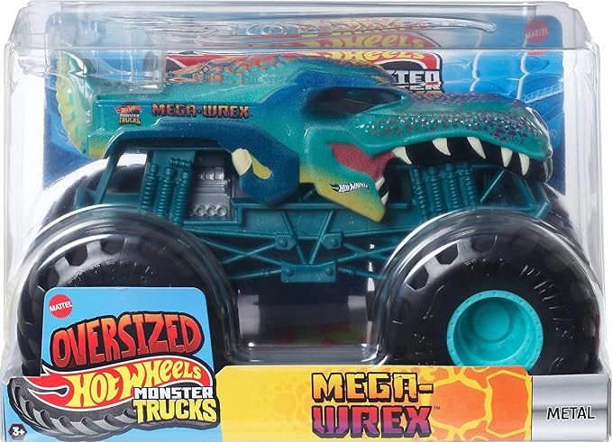 Hot Wheels Monster Trucks Mega-Wrex w skali 1:24 - obrazek 5