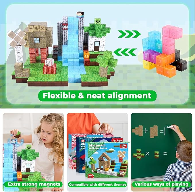 ToyUnited Magnetyczne klocki bloki magnetyczne - obrazek 5