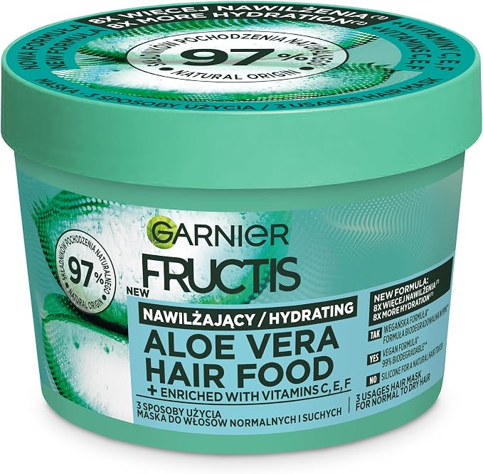 Garnier Fructis Hair Food Aloe Maska do włosów normalnych i suchych