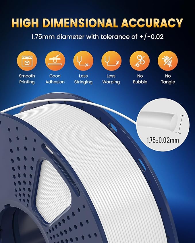 SUNLU PLA+2.0 Filament 1.75mm Ulepszony filament PLA Plus - obrazek 7