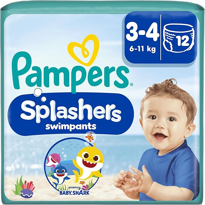 Pampers Splashers Baby Shark Rozmiar