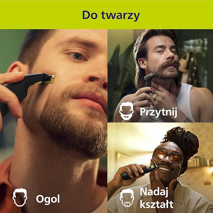 Philips OneBlade Pro 360 Autentyczny Elektryczny trymer do twarzy - obrazek 2