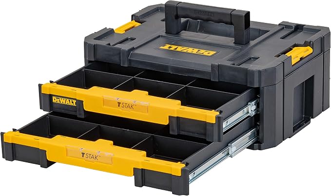 Dewalt Tstak-Box Iv Walizka Systemowa, Czarny/Żółty, 440 x 314 x 176 mm - obrazek 4