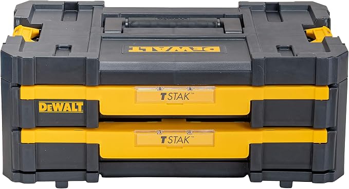 Dewalt Tstak-Box Iv Walizka Systemowa, Czarny/Żółty, 440 x 314 x 176 mm - obrazek 2