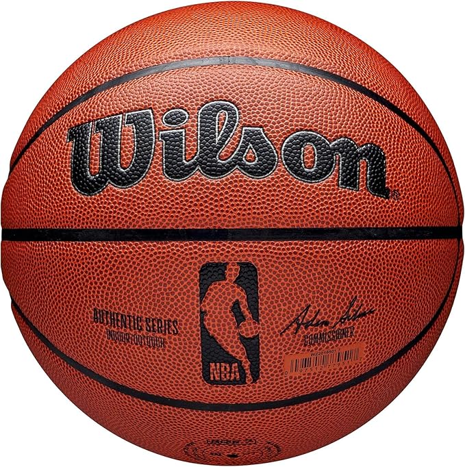 WILSON NBA Autentyczne piłki do koszykówki wewnątrz/na zewnątrz - rozmiar 3, rozmiar 6 i rozmiar 7