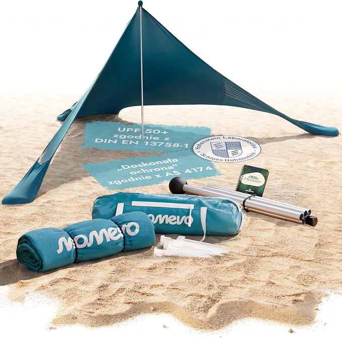 Sunsail Namiot Plażowy UPF50+ Idealny parasol do morza i kempingu