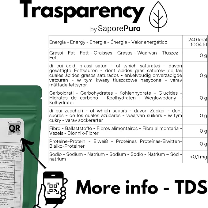 SaporePuro Kwas Jabłkowy w Proszku 50 - obrazek 7