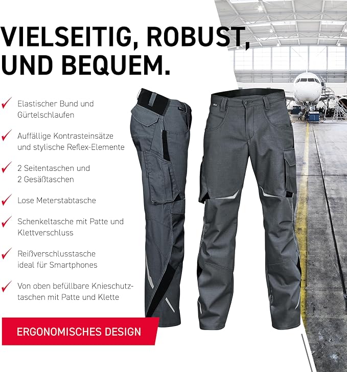 Spodnie robocze BHP PULSSCHLAG HIGH rozmiar 60 antracytowy - obrazek 6