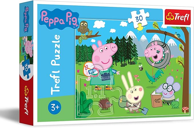 Trefl Puzzle 30 Elementów Leśna wyprawa Świnka Peppa