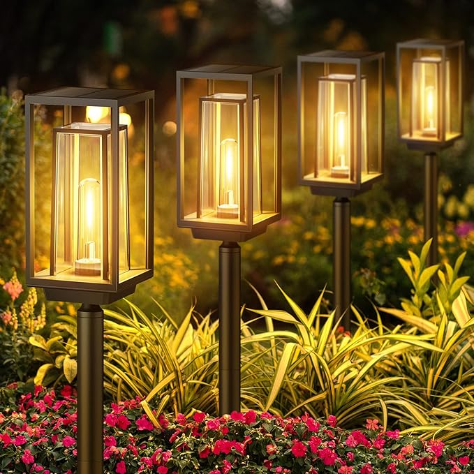 Lampy solarne do ogrodu na zewnątrz