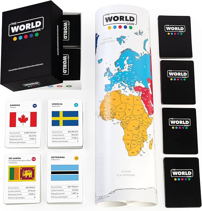 The World Game Geograficzna Gra Karciana - obrazek 3