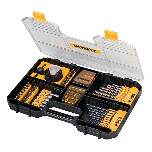 Dewalt Hss Zestaw Wierteł, Czarny/Żółty, 100 Elementów