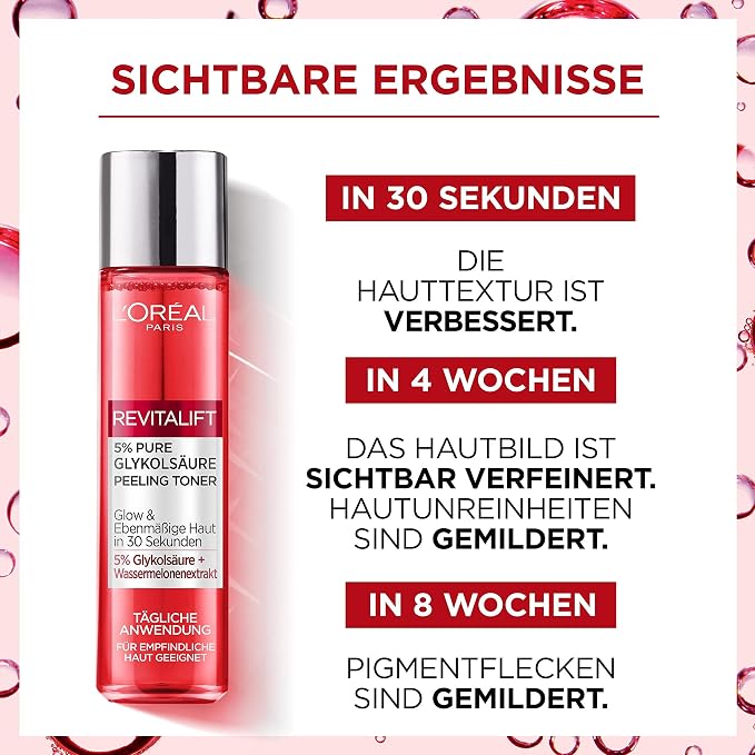 Tonik do peelingu L'Oréal Paris dla kobiet: usuwa martwy naskórek - obrazek 4