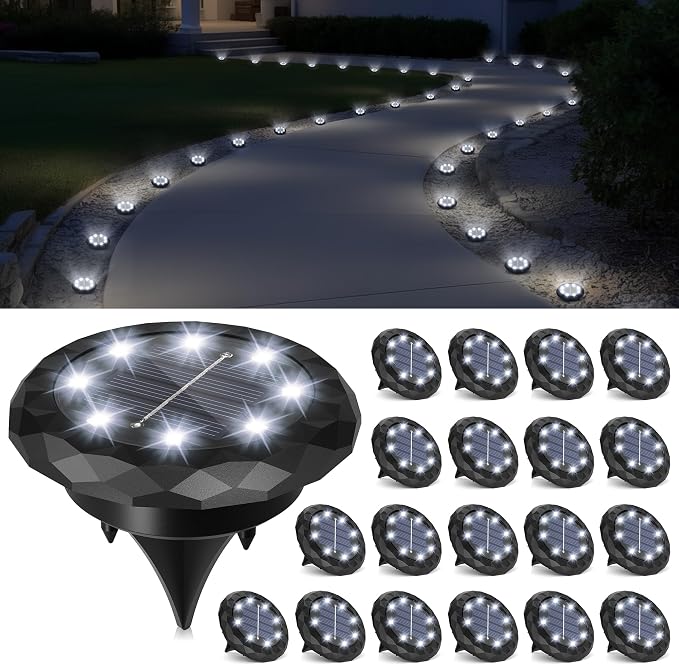 Solpex 20 sztuk solarnych lamp ogrodowych