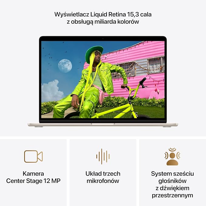Apple MacBook Air 15 cali Laptop z czipem M5: AI i Apple - obrazek 4